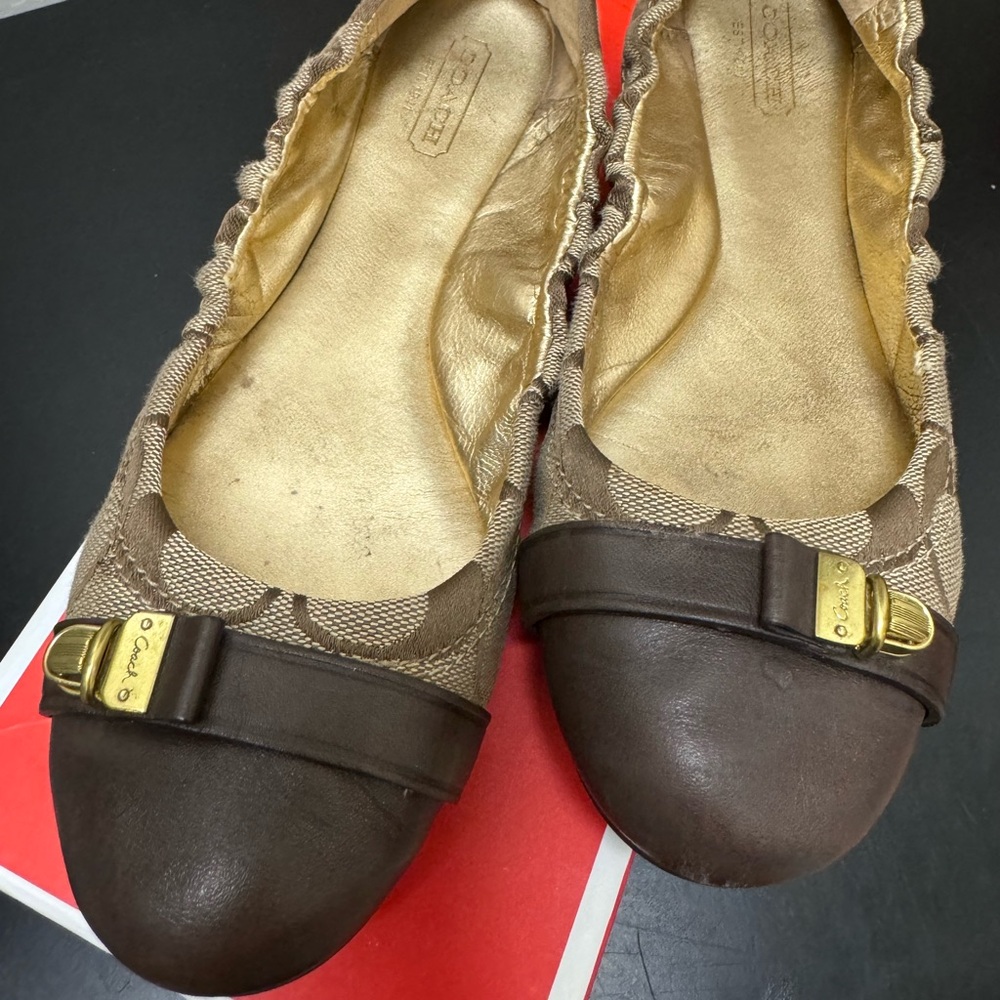 Coach signature prints flat